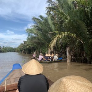 Sunset boat experience in Ben Tre Mekong Delta
