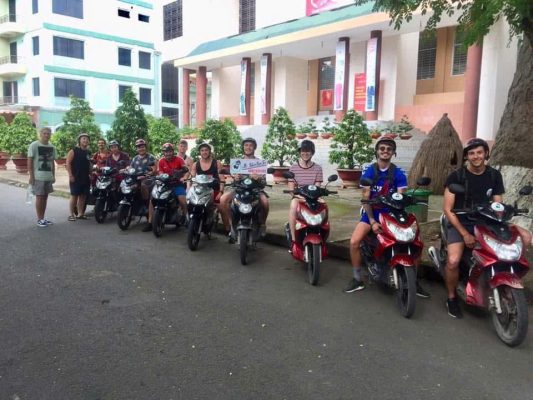 Ben Tre scooter rental in Mekong Delta Vietnam